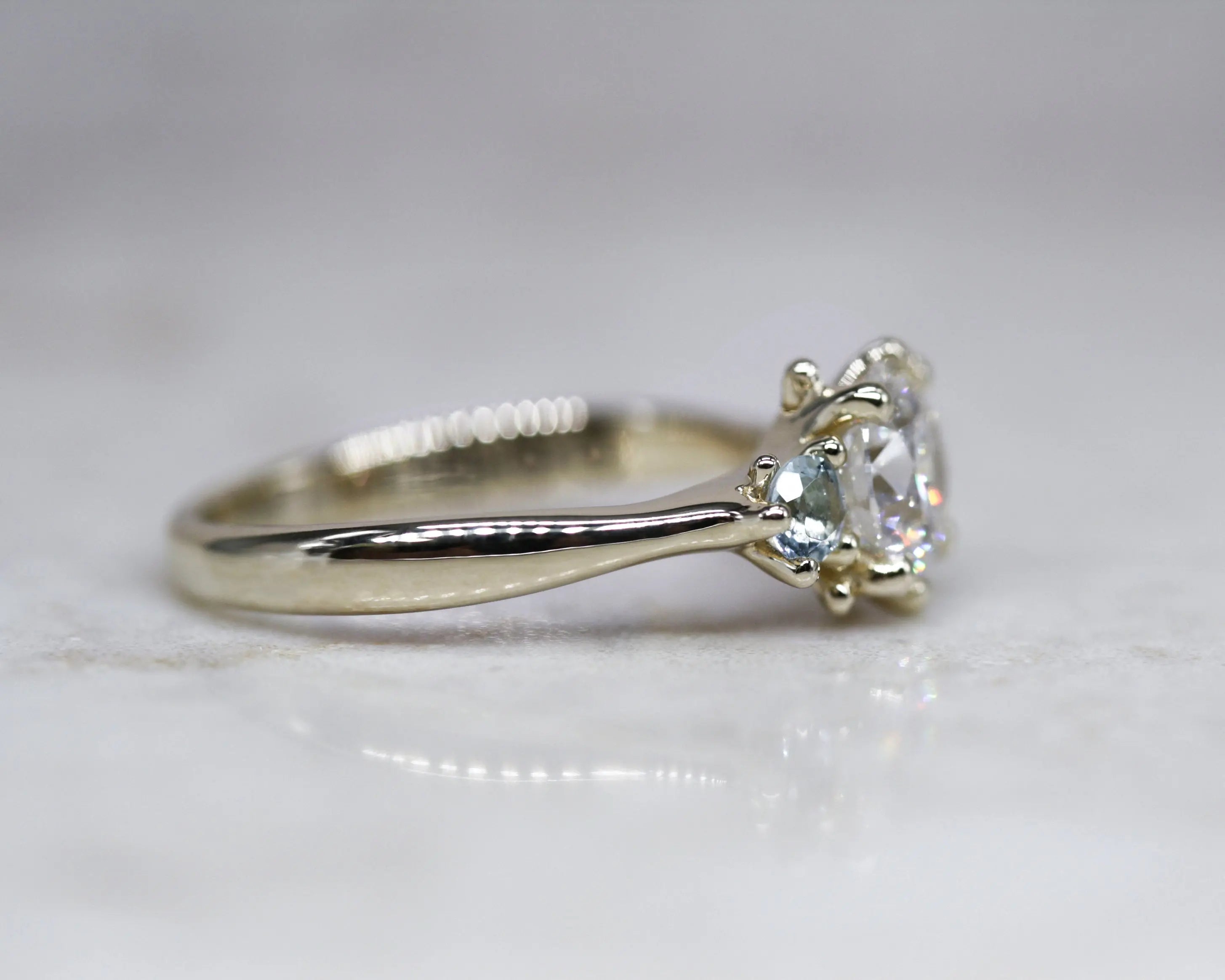 טבעת אקווה Yael Pilo | Handcrafted Creations