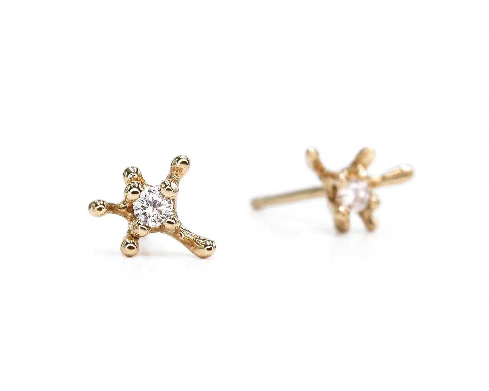 עגילי גלורי קורל Yael Pilo | Handcrafted Creations