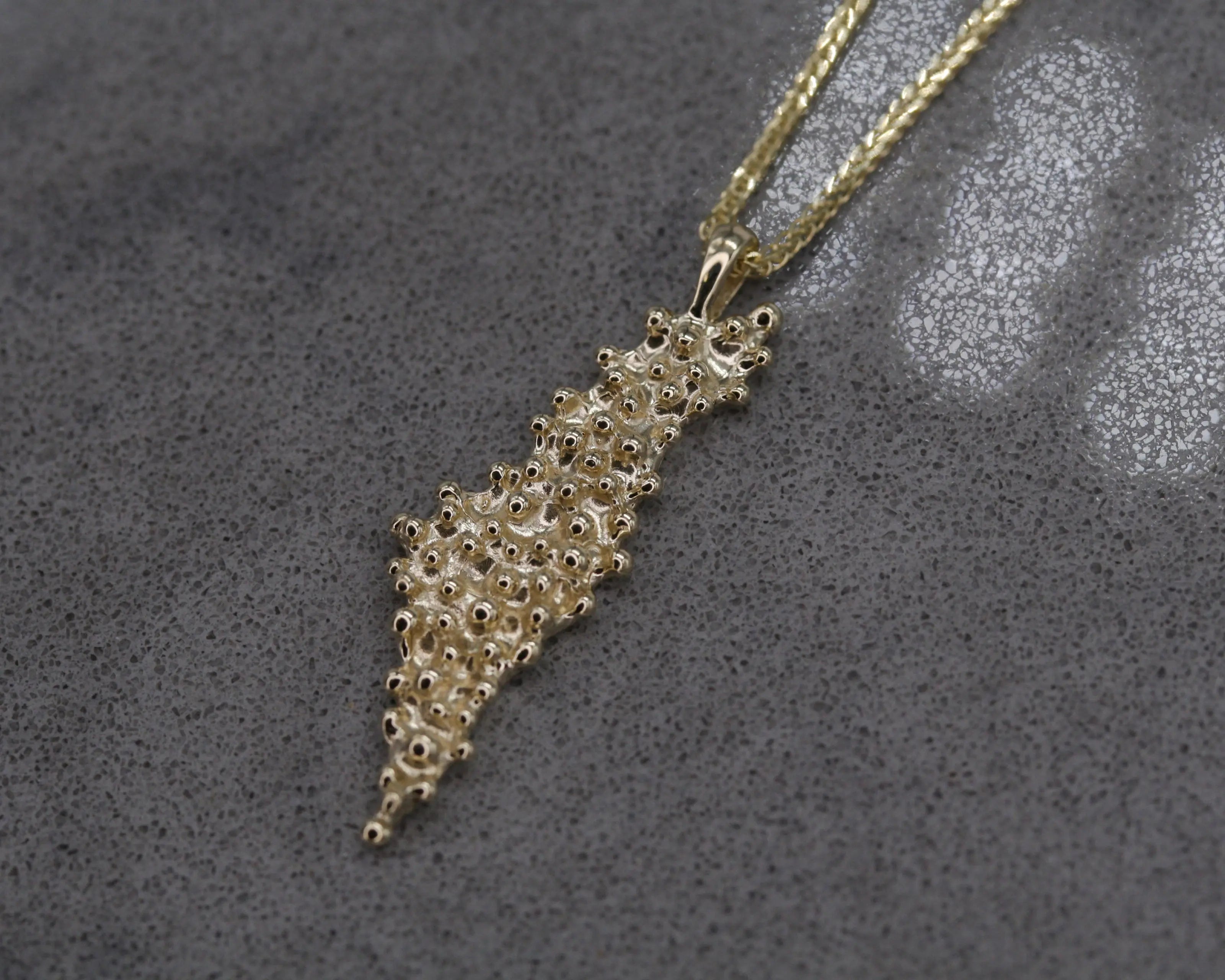 שרשרת ארץ ישראל טקסטורה Yael Pilo | Handcrafted Creations