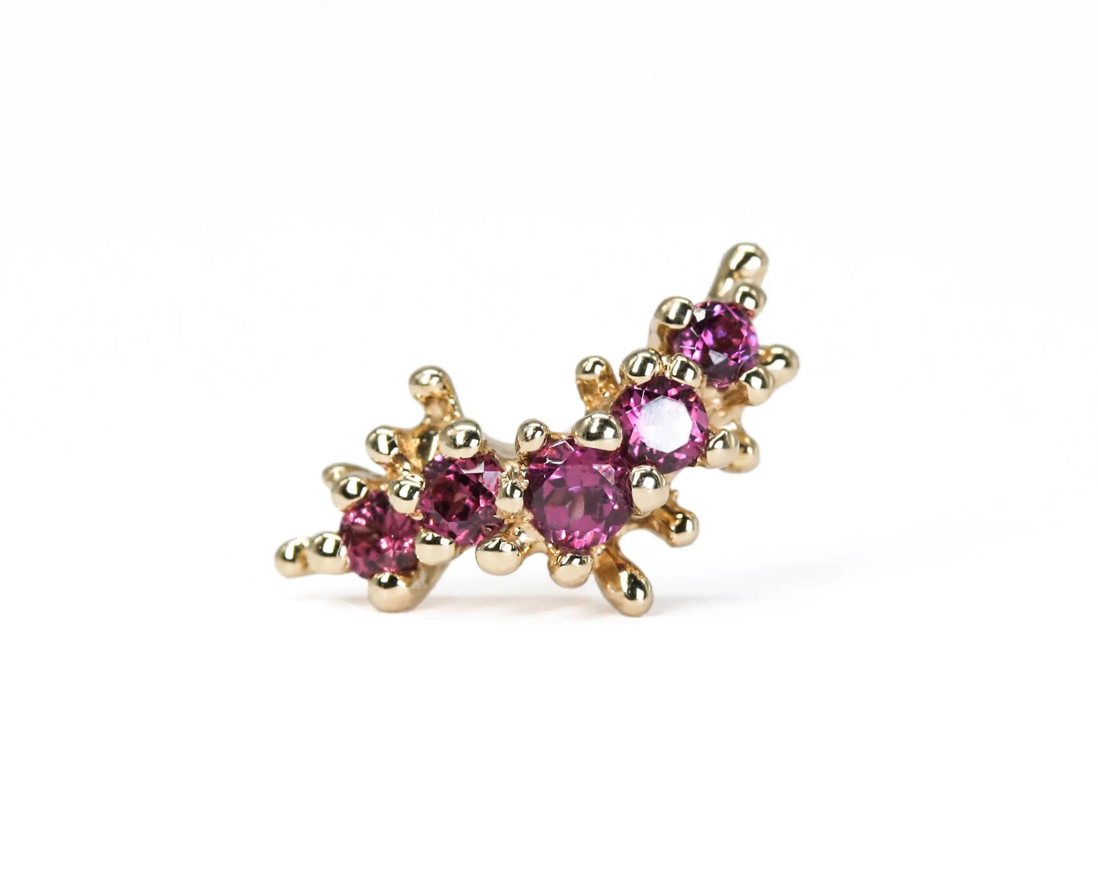 עגילי סחלב ורוד Yael Pilo | Handcrafted Creations