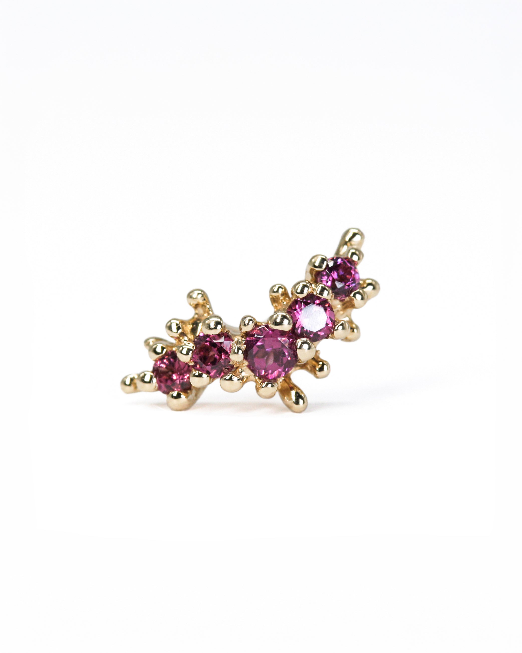עגילי סחלב ורוד Yael Pilo | Handcrafted Creations