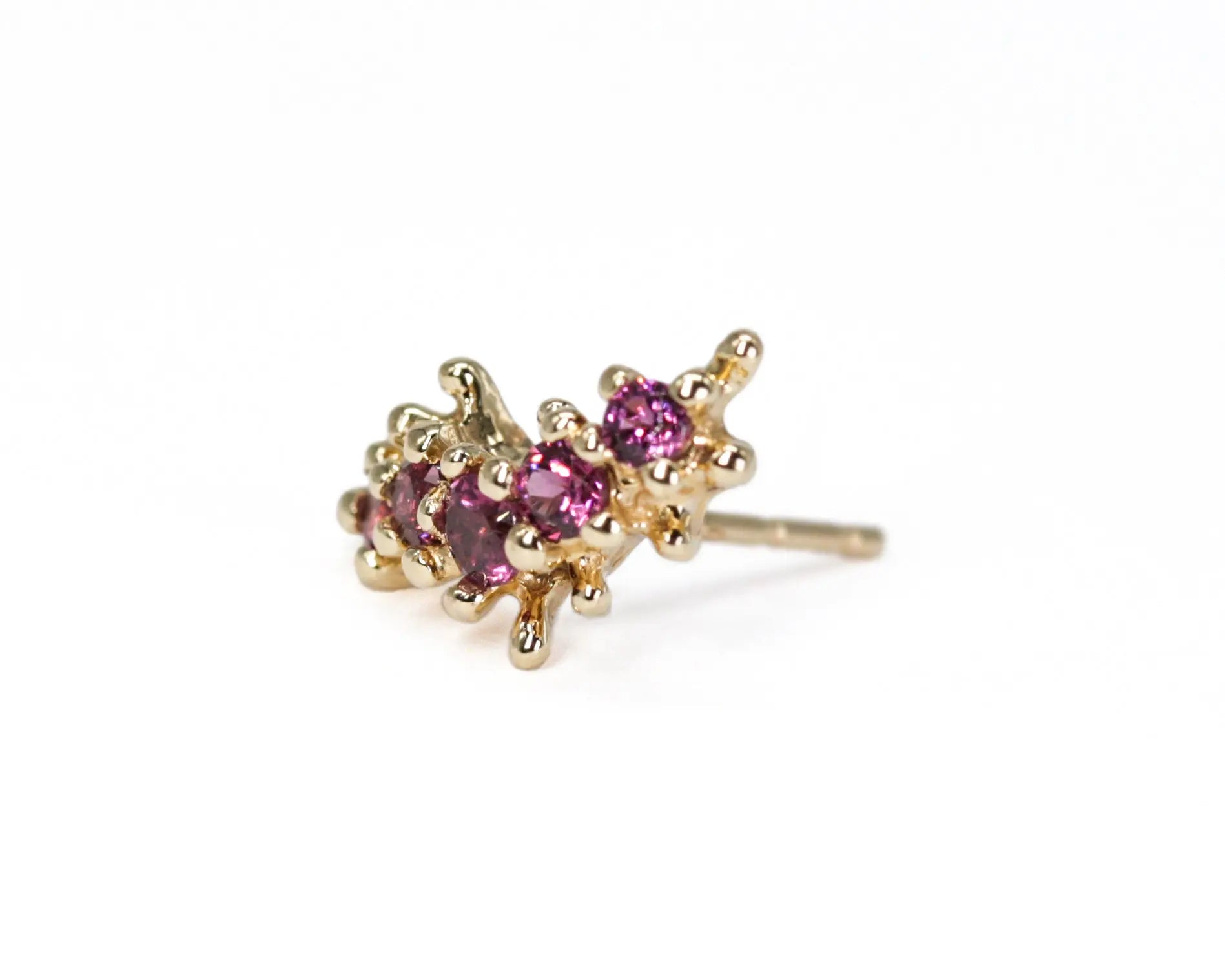 עגילי סחלב ורוד Yael Pilo | Handcrafted Creations