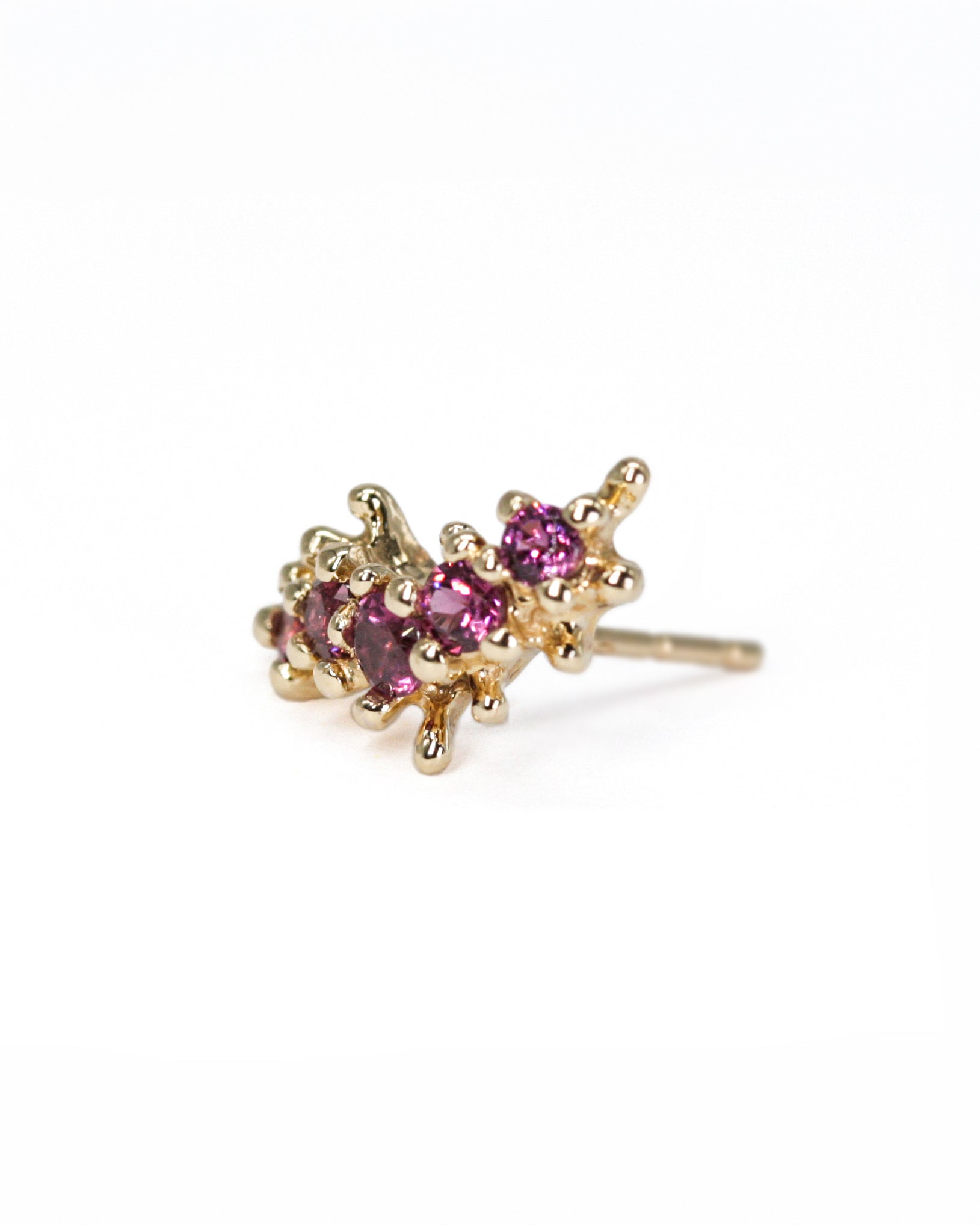 עגילי סחלב ורוד Yael Pilo | Handcrafted Creations