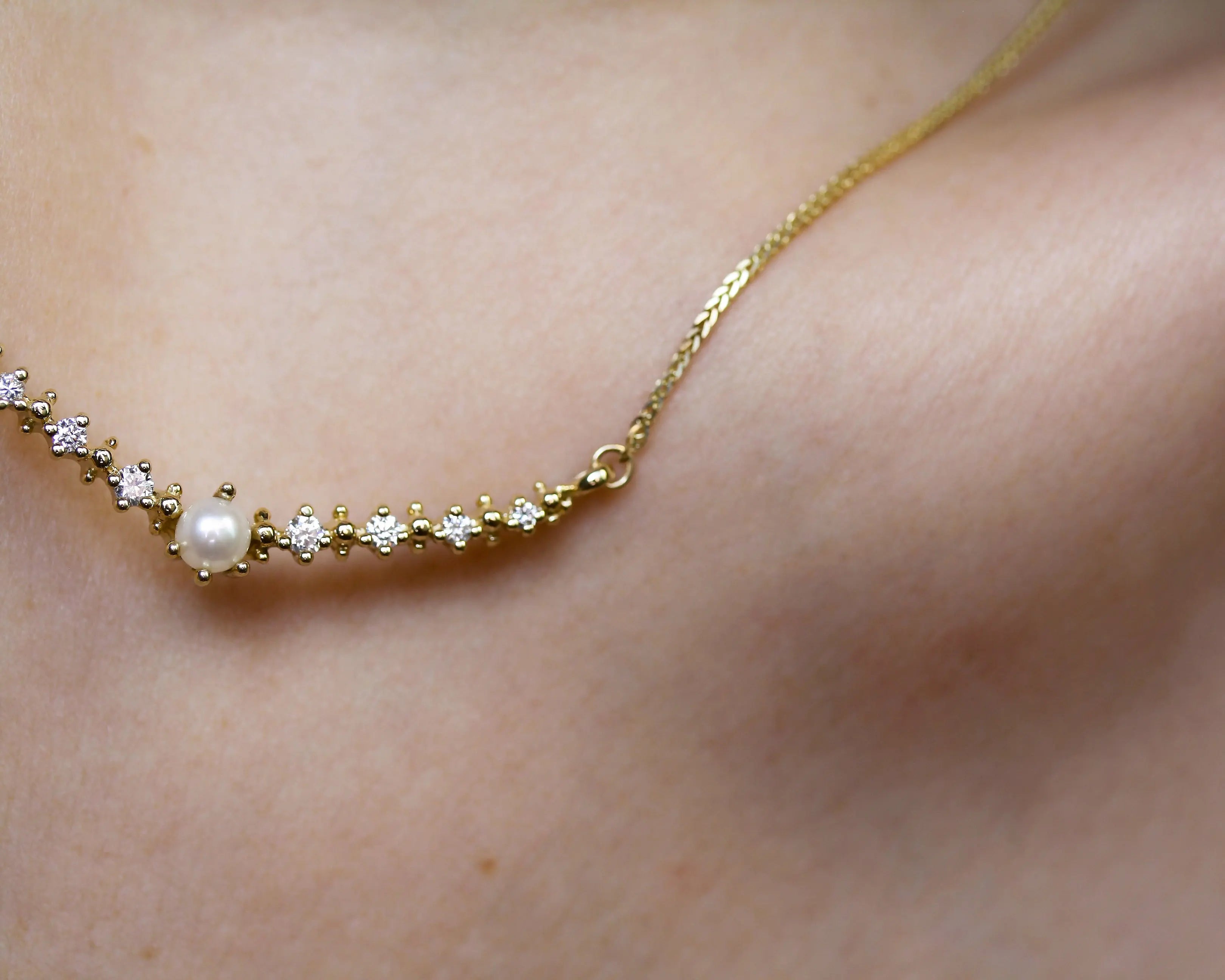 שרשרת תשעה ירחי לידה Yael Pilo | Handcrafted Creations